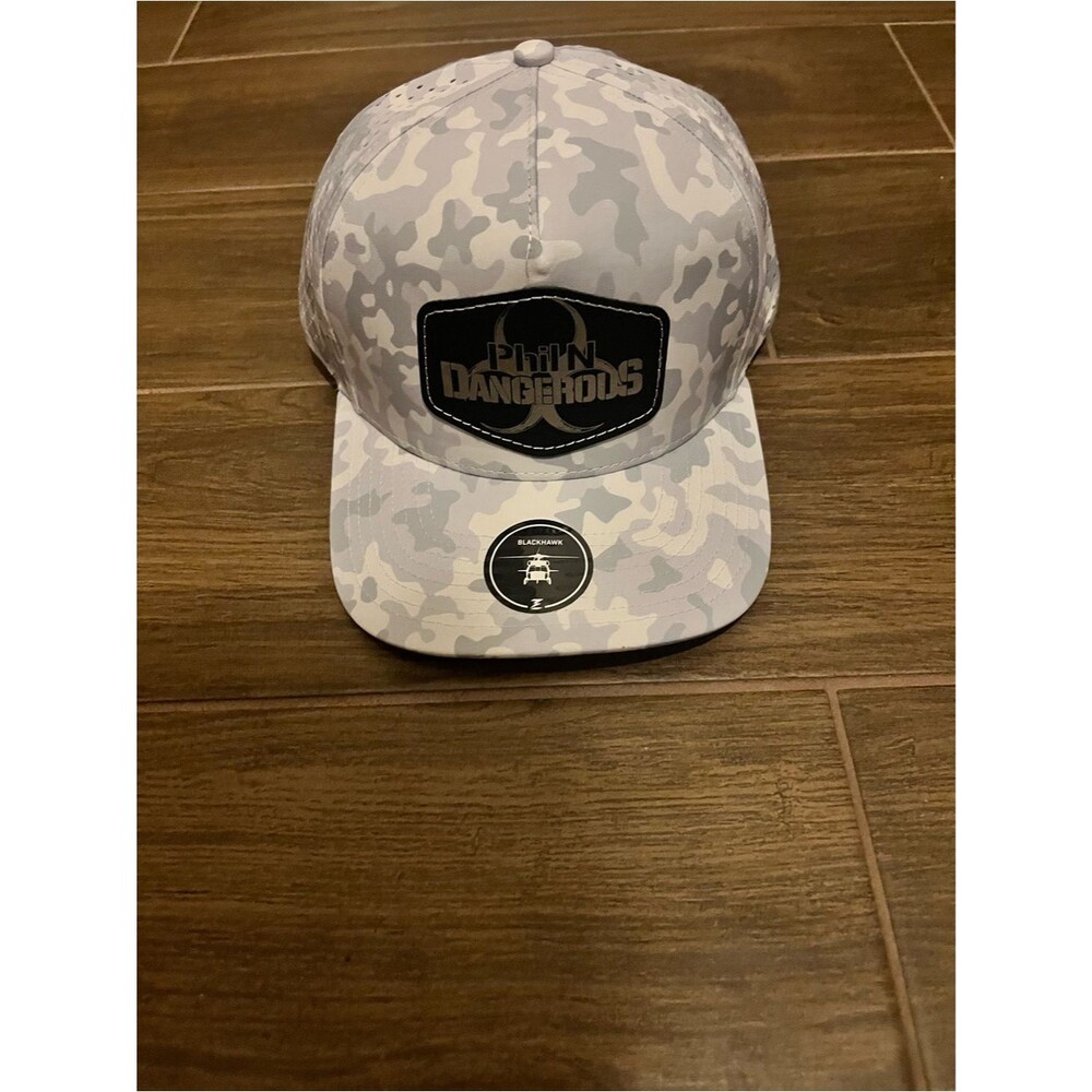 Gray Camo Snapback Hat